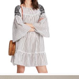 Free People Black and White Dress Size M